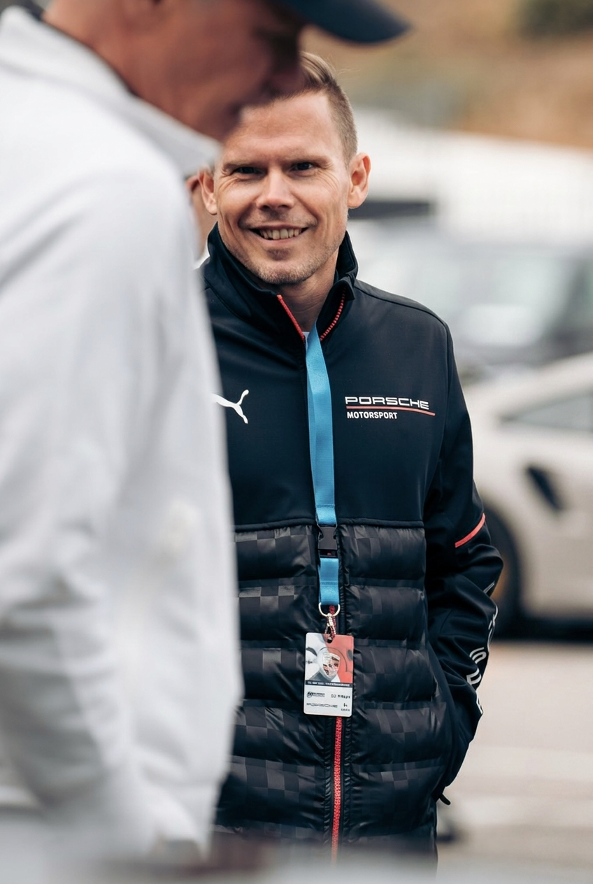 Sasha Justmann at the Hockenheimring during a Porsche motorsport event